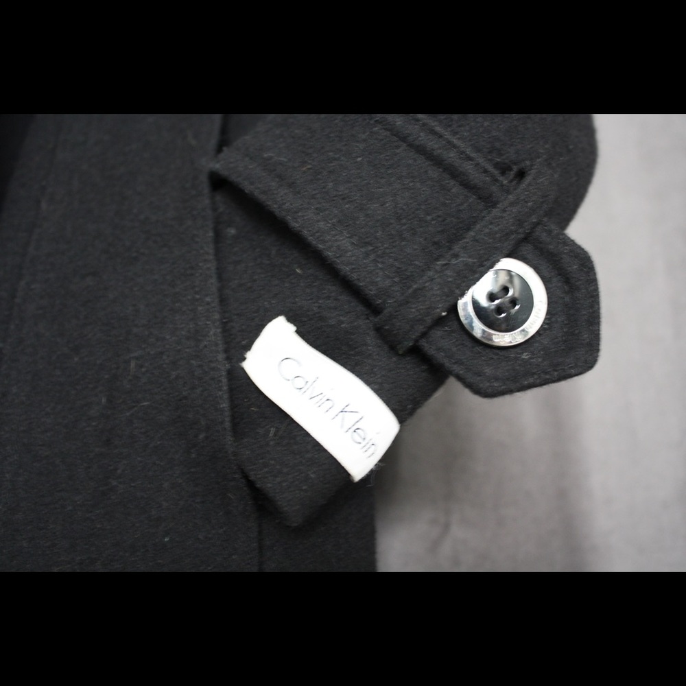 Calvin Klein Pea Coat (55% wool)